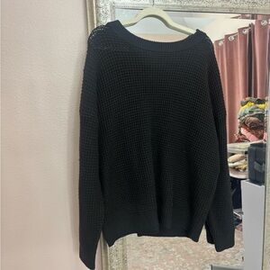 Time and Tru Black Sweater